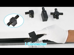 پل تعلیق سیم تعلیق 2 سیم مسیر ریل سیستم آلومینیومی