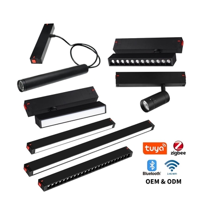 220 ولت بدون نور اصلی قطب مغناطیسی خطی 3000K 10W 20W COB لوستر