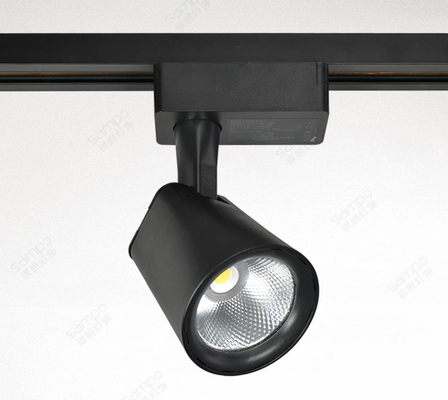 12W 20W 30W 40W LED Track Spotlight 350 افقی قابل تنظیم
