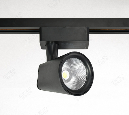 12W 20W 30W 40W LED Track Spotlight 350 افقی قابل تنظیم