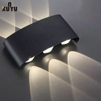 چراغ های دیواری فضای باز LED 4W 6W Double Head Garden Ip65