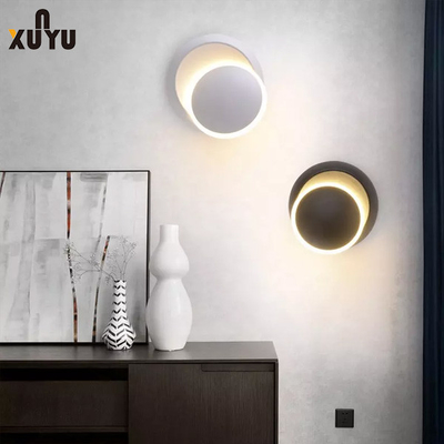 چراغ های دیواری LED داخلی خطی سفید شنی با چرخش آزاد 360 درجه