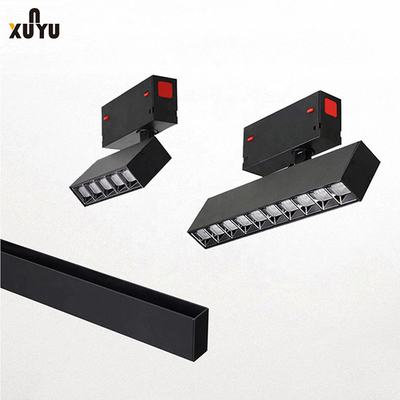 سیاه و سفید تاشو خطی مغناطیسی چراغ مسیر نور سیستم 7W/10W