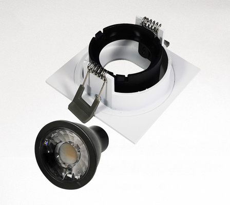بیضی شکل Mr16 Downlight Housing Gu10 Bulb Housing برای هتل ویلا