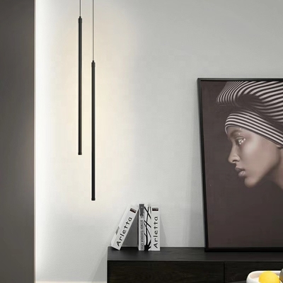 چراغ آویز LED خانه 80lm/W نور خطی CE اتاق غذاخوری