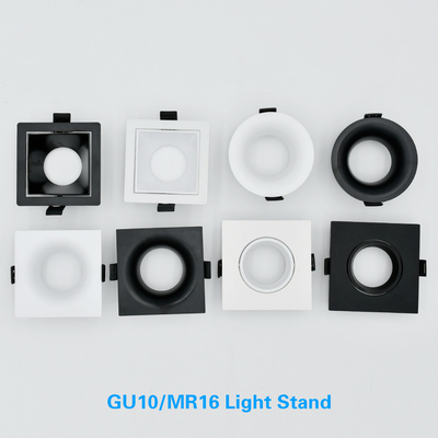 زاویه قابل تنظیم Mr16 Downlight Housing Square / Down Light Housing Housing