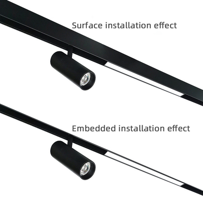 روشنایی مسیر هوشمند Cob Spotlight 12w 20w 30w Track Light Mounted Surface