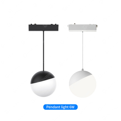 سیاه و سفید 180° 6W 48V چراغ قطب مغناطیسی Ultra Thin چراغ فلادی مغناطیسی